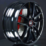 RONAL R46 GLOSS BLACK 7,5X18 i gruppen FLGAR / ALUMINIUMFLGAR hos Svenska Gummihuset AB (A181105M75RONR4651)