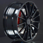 MONACO WHEELS FF1 GLOSS BLACK 8,5X19 i gruppen FLGAR / ALUMINIUMFLGAR hos Svenska Gummihuset AB (A191145M85FF1GLBL671)