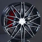 MONACO WHEELS FF4 BLACK POLISHED 8X18 i gruppen FLGAR / ALUMINIUMFLGAR hos Svenska Gummihuset AB (A181145M80FF4BP671)