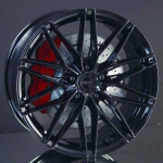 MONACO WHEELS FF4 GLOSS BLACK 8X18 i gruppen FLGAR / ALUMINIUMFLGAR hos Svenska Gummihuset AB (A181085H80FF4GB651)