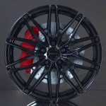 MONACO WHEELS FF4 GLOSS BLACK 8X18 i gruppen FLGAR / ALUMINIUMFLGAR hos Svenska Gummihuset AB (A181085H80FF4GB651)