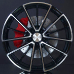 MONACO WHEELS FF1 BLACK POLISHED 9,5X20 i gruppen FLGAR / ALUMINIUMFLGAR hos Svenska Gummihuset AB (A201125M90FF1BLPL665)