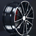 MONACO WHEELS FF1 BLACK POLISHED 9,5X20 i gruppen FLGAR / ALUMINIUMFLGAR hos Svenska Gummihuset AB (A201125M90FF1BLPL665)