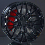 MONACO WHEELS FF2 GLOSS BLACK 8X18 i gruppen FLGAR / ALUMINIUMFLGAR hos Svenska Gummihuset AB (A181125H80FF2GLBL665)